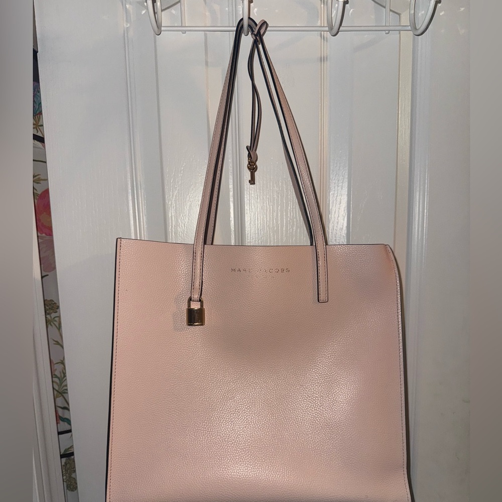 Marc Jacobs Pink Structured Tote